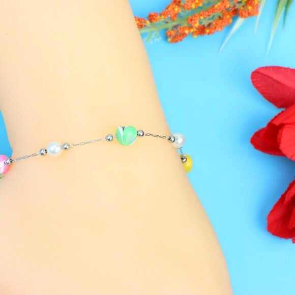 Elegant Handmade Anklet – Perfect for Women & Girls | Ideal Gift Option, DYC1355 - Picture 7 of 11
